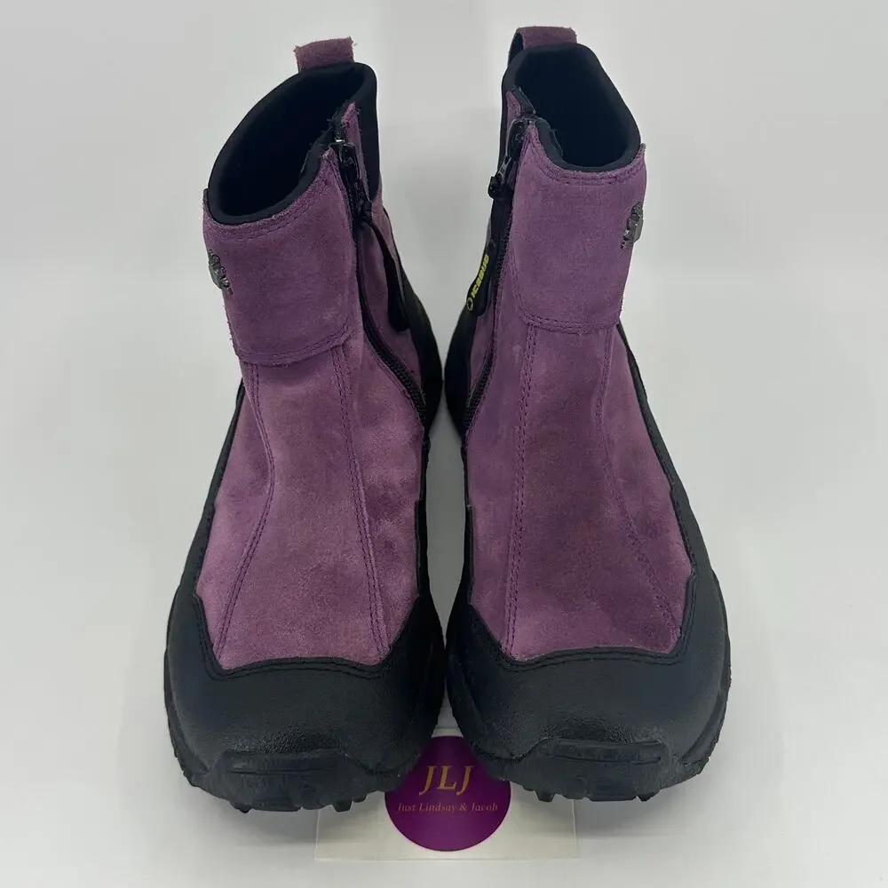 Icebug Womens Metro-L BUGrip Carbide Studded Ice Grip Winter Boots Purple Size 9